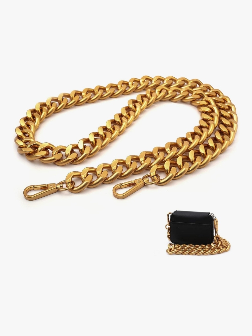 Chunky Chain, Bag Replacement Strap- Removable Shoulder Chain